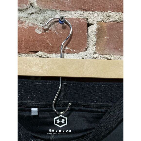 Under Armour Celliant Heat Gear Womens Leggings Black Size Small Crop Pocket - Picture 2 of 4